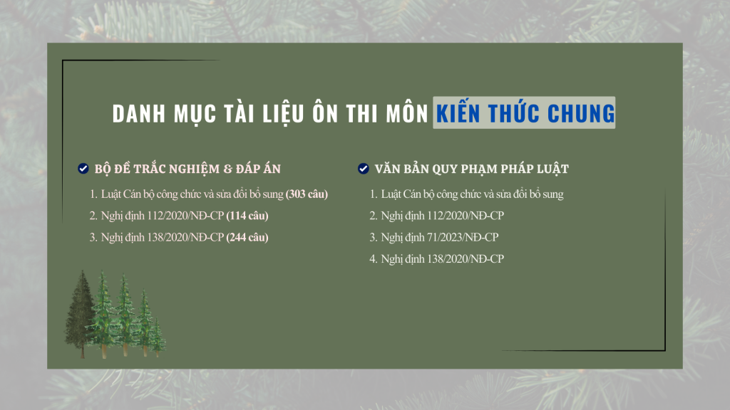 tài liệu ôn thi công chức lâm đồng